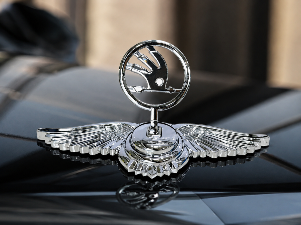 Motorkapembleem met autologo