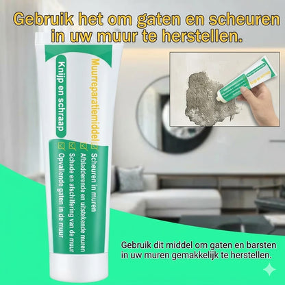 Niet-giftig muurherstelmiddel