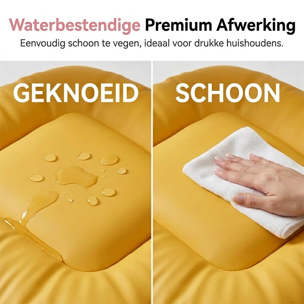 Lage verrijdbare kruk met rugleuning