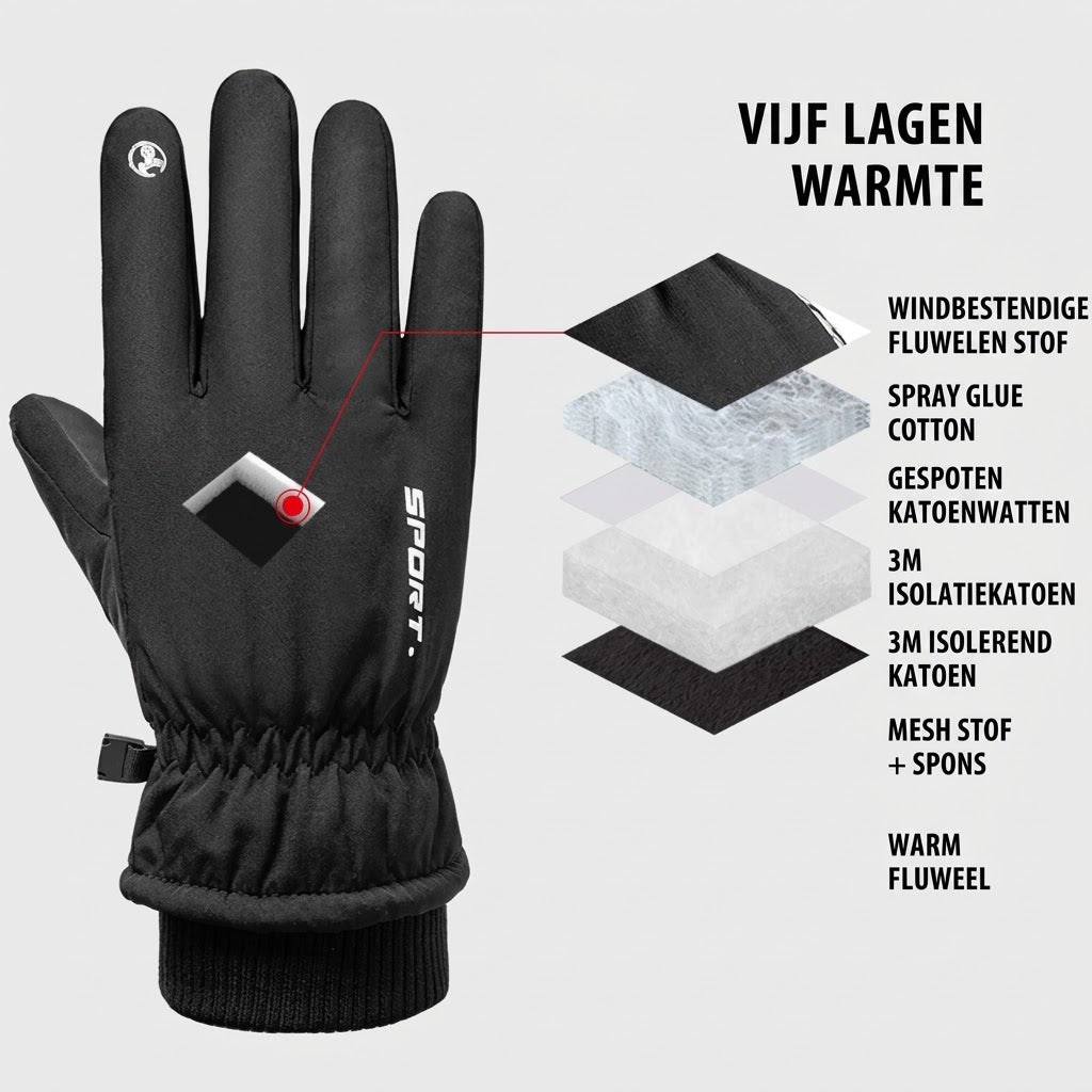 Thermohandschoenen met 3M Thinsulate-isolatie