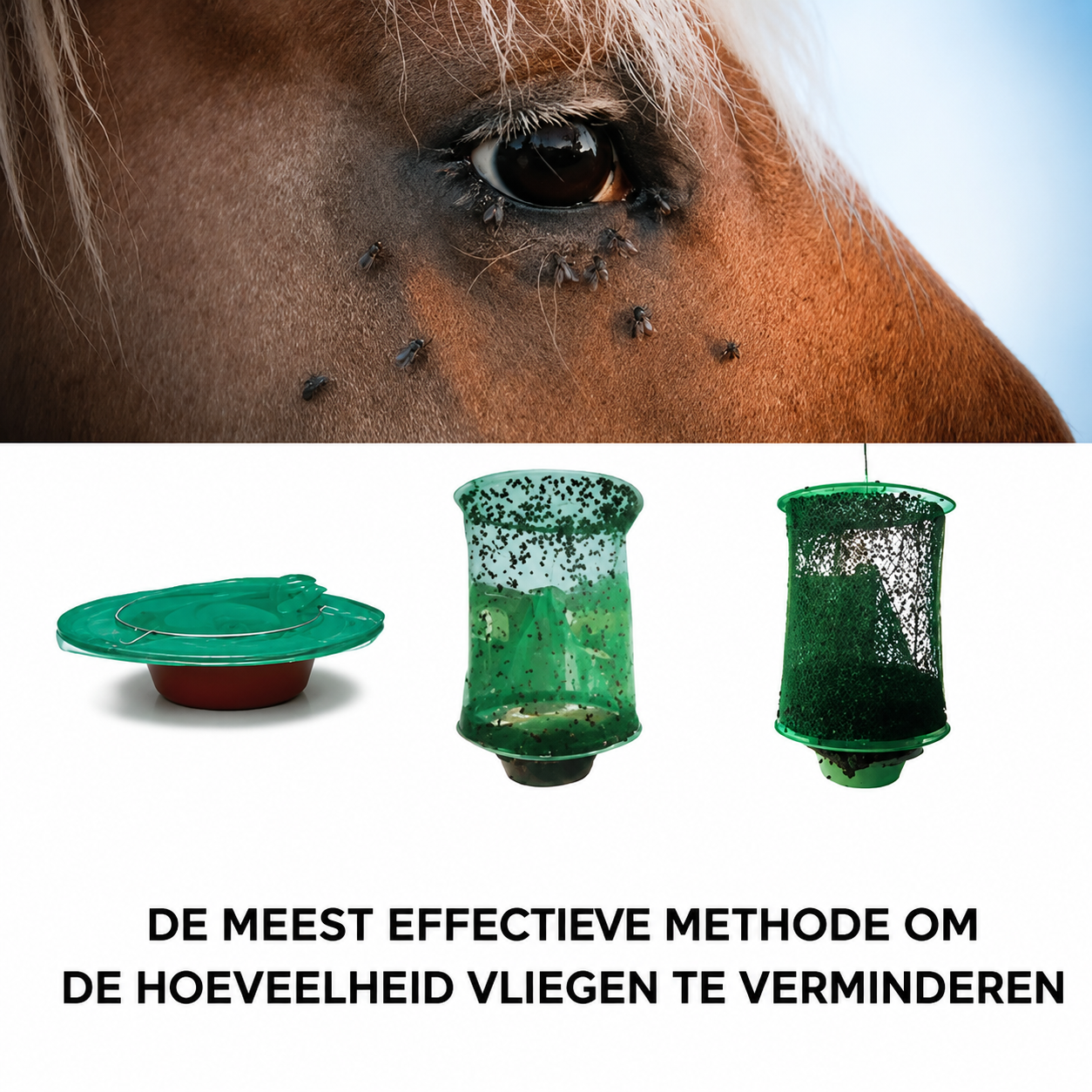 Herbruikbare vliegenval voor buitengebruik