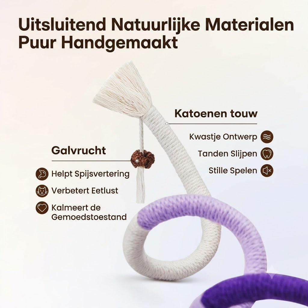 Kauwtouwspeelgoed voor Katten