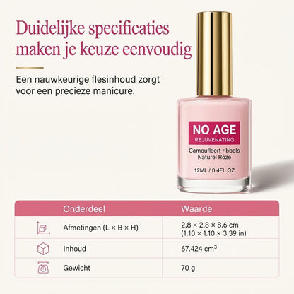Nagelribbelvuller met natuurlijke glans