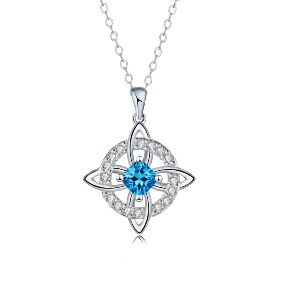 Ketting met Heksenknoop en Geboortesteen