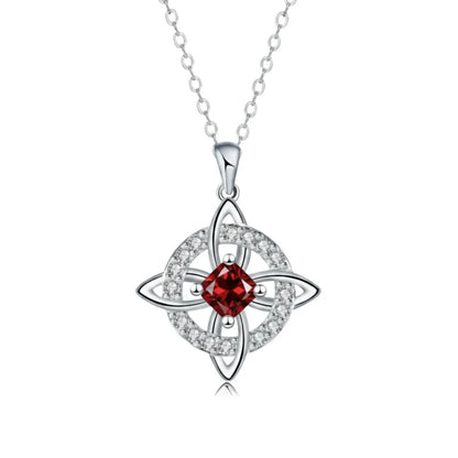 Ketting met Heksenknoop en Geboortesteen