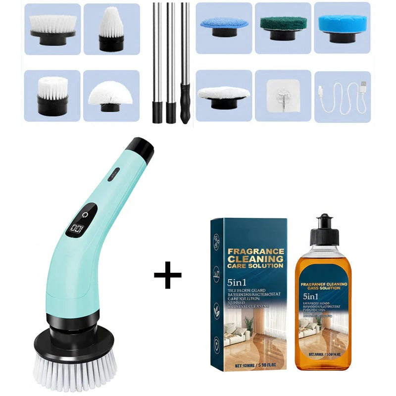 9-in-1 elektrische schoonmaakborstel
