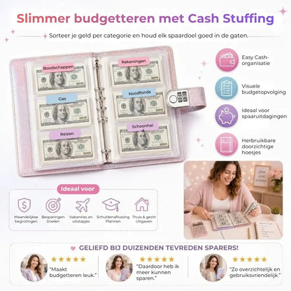 Spaarbinder met codeslot
