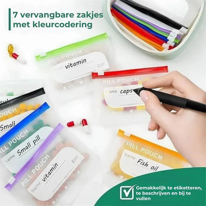 Waterdichte medicijnzakjes met kleurcodering