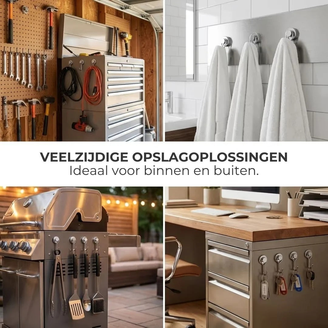 Set van 2 Magnetische Draaihaken