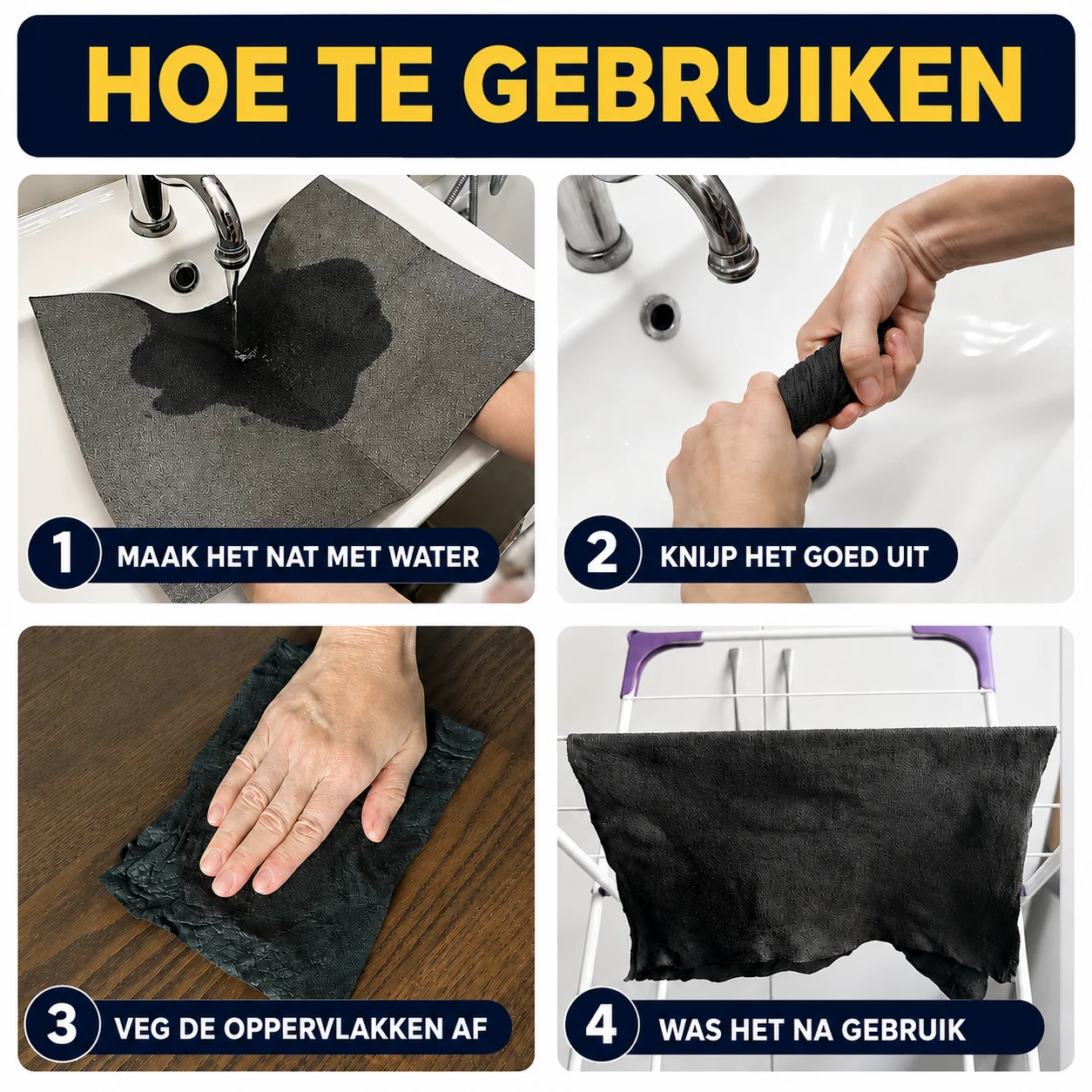 Microvezel schoonmaakdoekjes set van 10