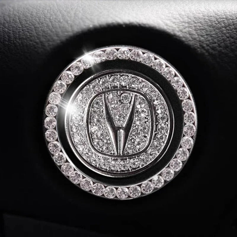 Strass ring voor auto startknop