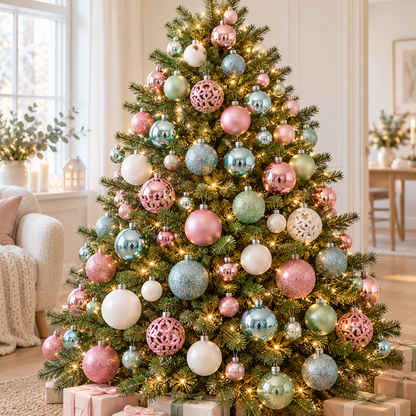 Set van 100 kerstballen voor de kerstboom