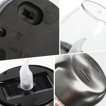 6 Pack Solar Power Theelichtjes Outdoor Vlamloos