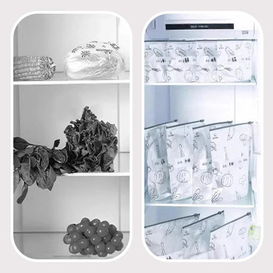Herbruikbare aluminiumfolie vershoudzakken met kluissluiting（10 stuks per set）