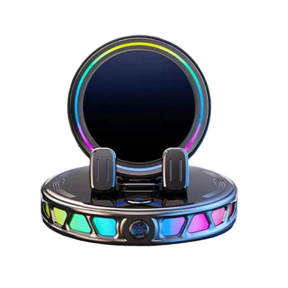 Autohouder met draadloos opladen 360 graden rotatie en RGB verlichting
