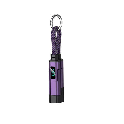 4-in-1 digitale display sleutelhanger laadkabel