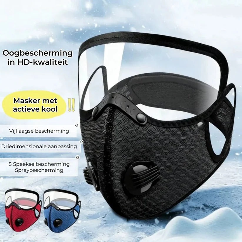 Gezichtsmasker met Koolstoffilter