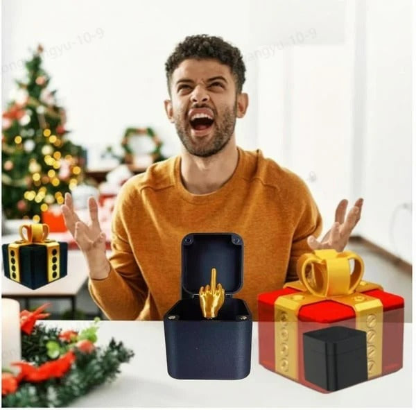 Grapjes Geschenkdoos – Verrassing met Verborgen Middelvinger