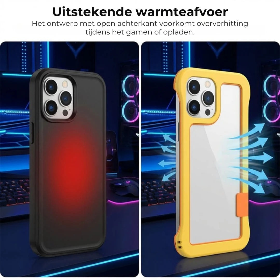 iPhone bumperhoesje met warmteafvoer