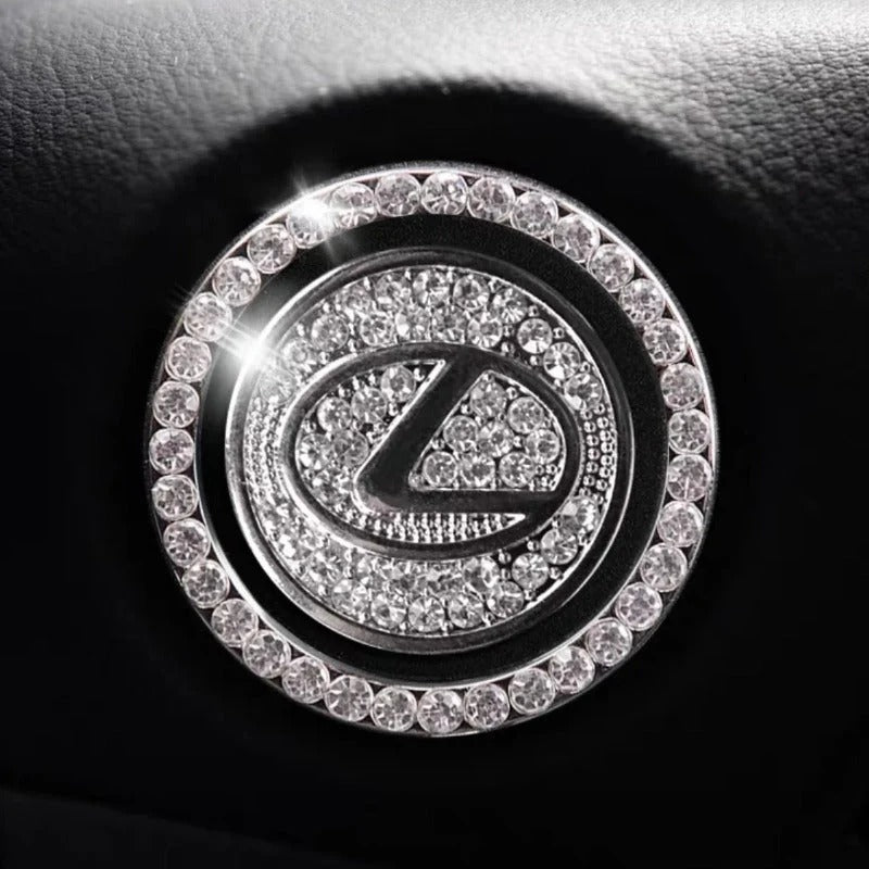 Strass ring voor auto startknop