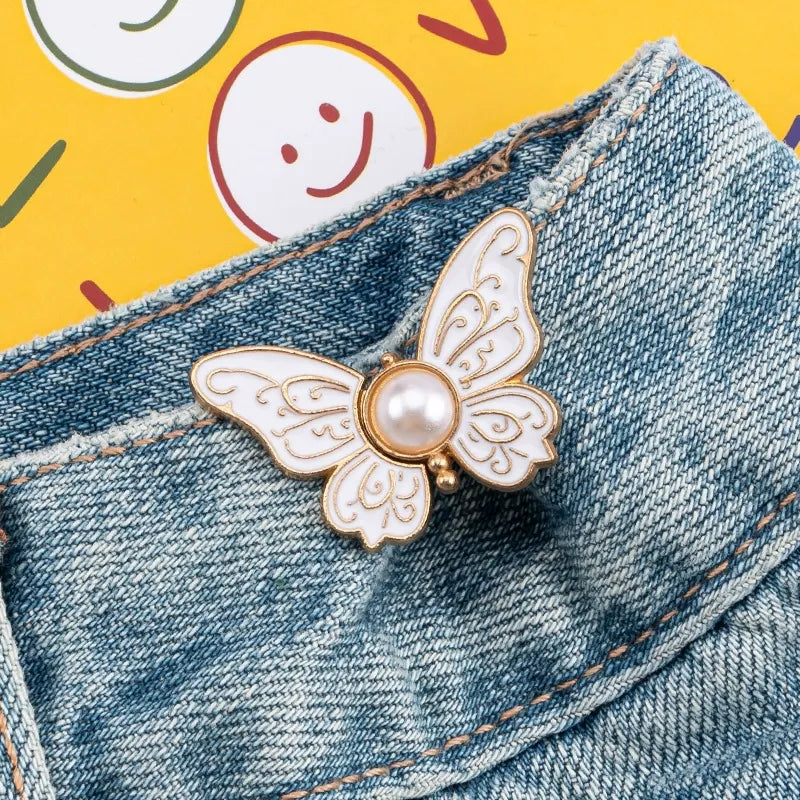 Nooit meer afzakkende broeken! Verwijderbare vlindergesp