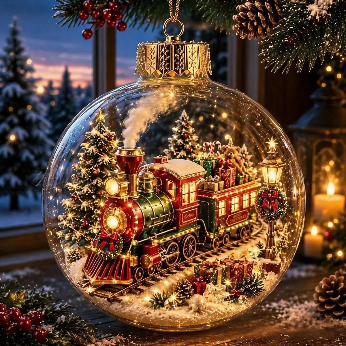 VinterMagi verlichte miniatuur kerstdecoratie