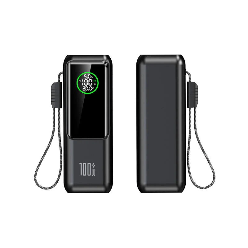Portable Charger with Built-in Cable