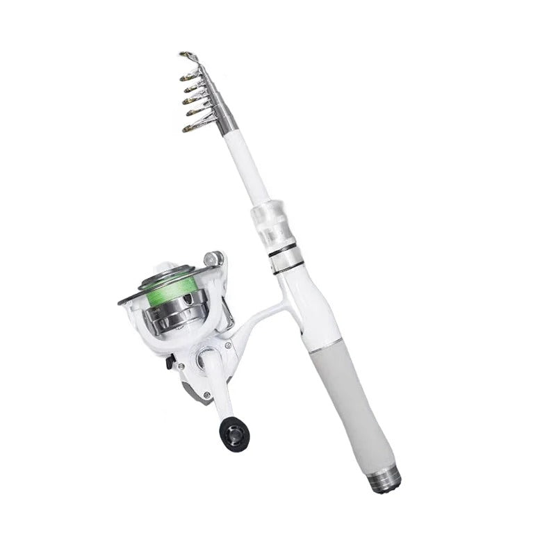 Draagbare telescopische hengel
