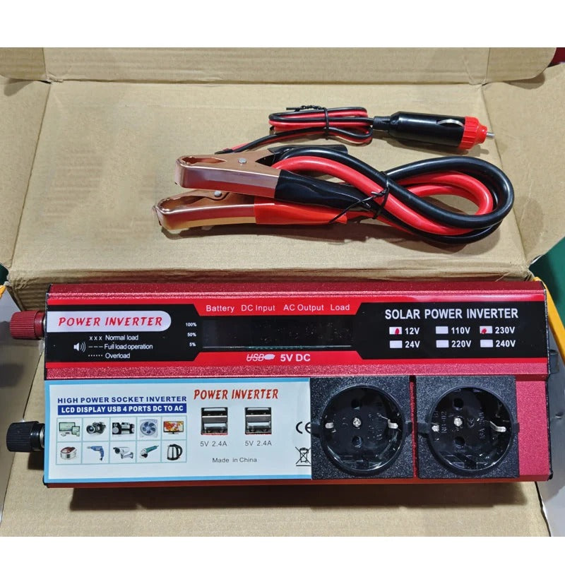 Auto Omvormer 12 V naar 230 V