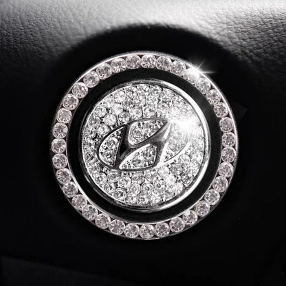 Strass ring voor auto startknop