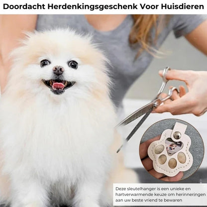 Huisdier Gedenk Sleutelhanger