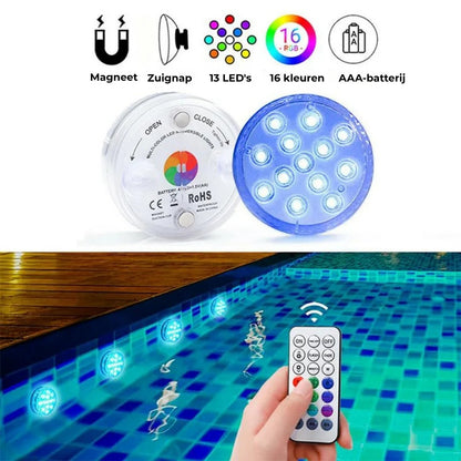 Waterdichte RGB Zwembadverlichting