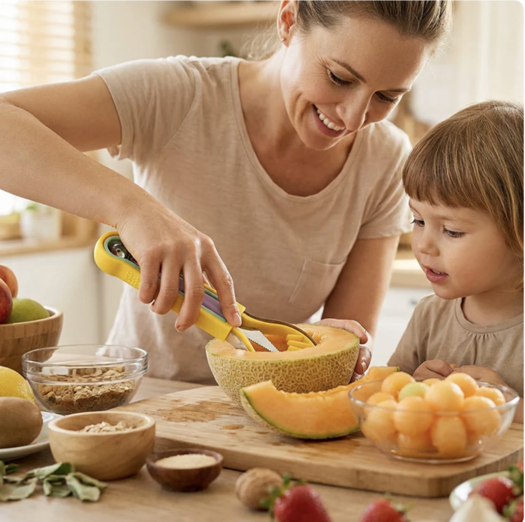 FruitMaster Multifunctionele Fruitsnijder 4 in 1