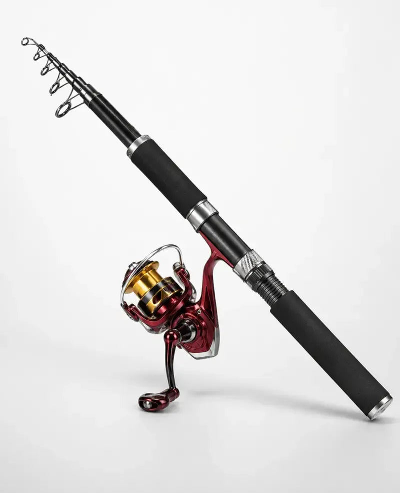 Carbon PocketRod telescopische vishengel van koolstofvezel 180 cm