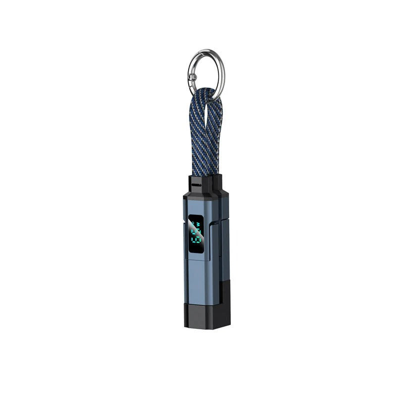 4-in-1 digitale display sleutelhanger laadkabel