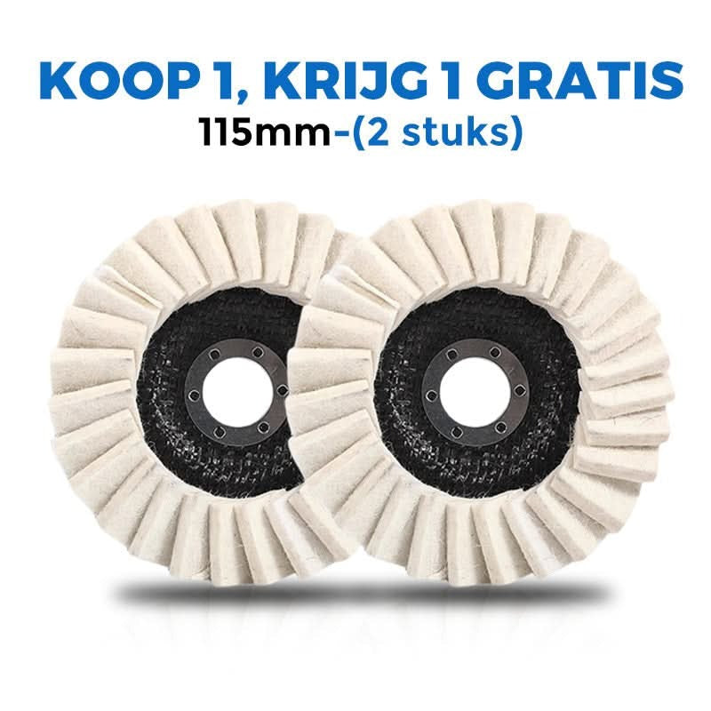 Vilten Polijstschijf met Klep