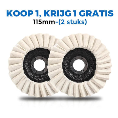 Vilten Polijstschijf met Klep
