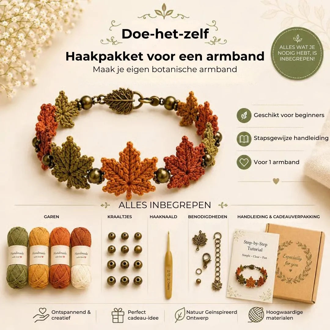 DIY haakset voor armbandjes
