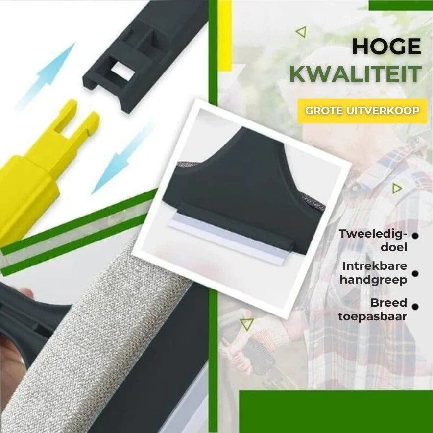2-in-1 Multifunctionele Hor- en Raamborstel
