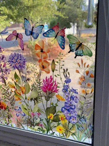 Bloemen Raamstickers – Sfeervol En Zonder Lijmresten