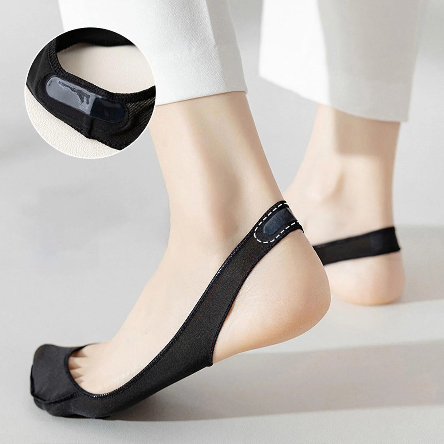 Antislip onzichtbare siliconensokken