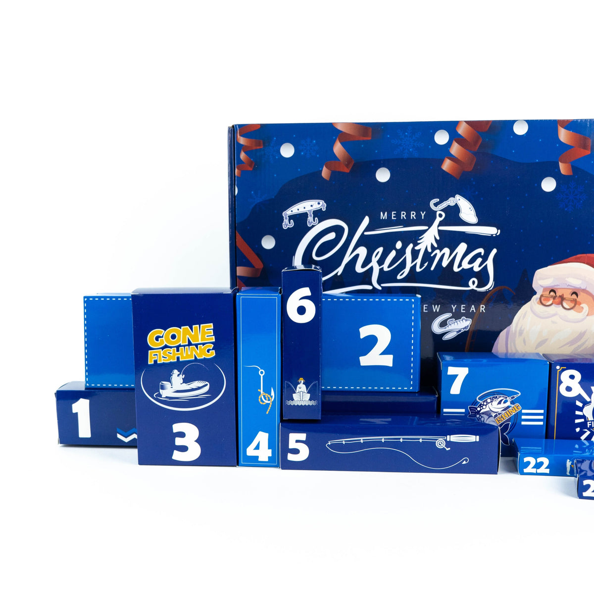 Grote hengelsport adventskalender voor kerst