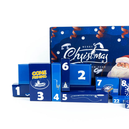 Grote hengelsport adventskalender voor kerst