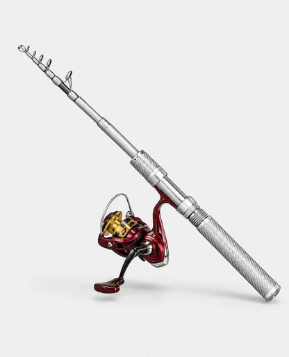 Carbon PocketRod telescopische vishengel van koolstofvezel 180 cm