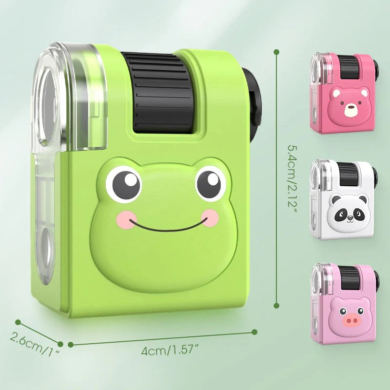 Draagbare educatieve microscoop met telefoonhouder voor kinderen