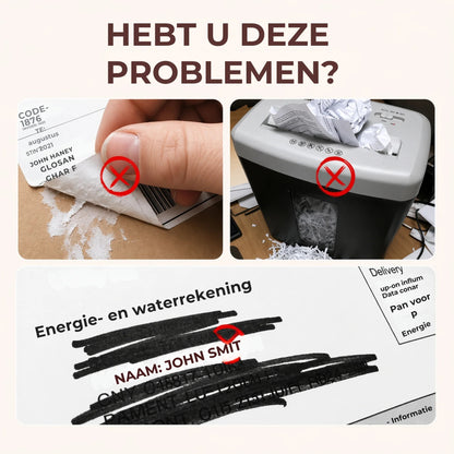 Privacy Roller Stempel voor Documenten