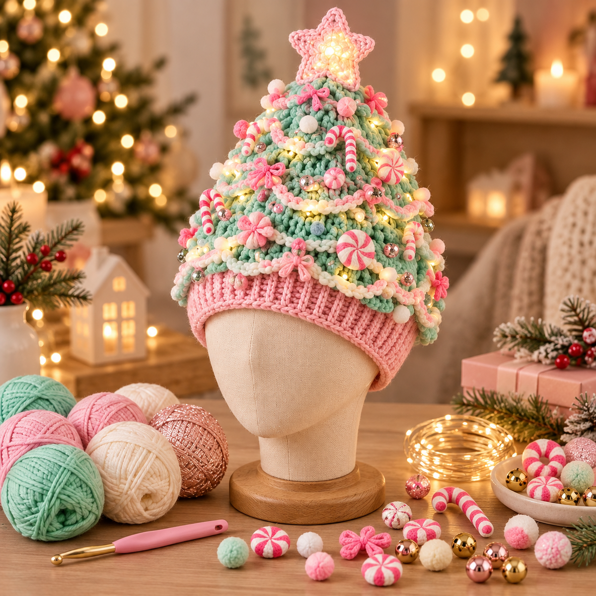 DIY haakset voor kerstboommuts
