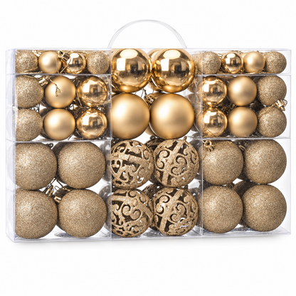 Set van 100 kerstballen voor de kerstboom
