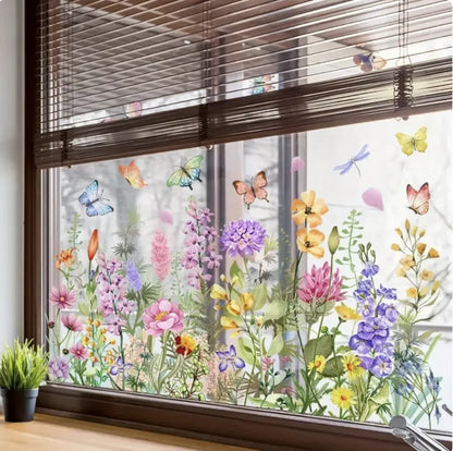 Bloemen Raamstickers – Sfeervol En Zonder Lijmresten