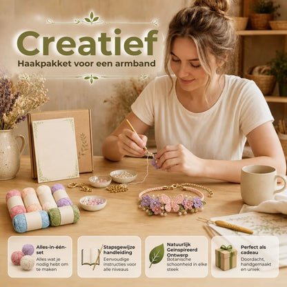 DIY haakset voor armbandjes